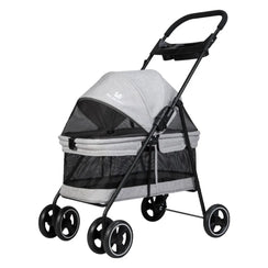 DODOPET 升級版 輕便摺疊寵物手推車 (全景透氣款)（寵物承重：15kg）-狗-毛孩物語Pets Thing｜香港寵物貓狗用品專門店：IATA寵物飛機籠、寵物手推車、貓爬架貓樹