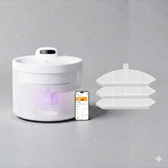 Hiigge雪頂 Light 2 Ultra 寵物飲水機 (UVC殺菌+抑菌版|4000mAh|2.3L容量)-自動飲水器-毛孩物語Pets Thing｜香港寵物貓狗用品專門店：IATA寵物飛機籠、寵物手推車、貓爬架貓樹