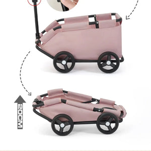 HELLO‑PETS 便攜可折疊寵物／購物小拉車 (座艙:51 × 35 × 23cm)-狗-毛孩物語Pets Thing｜香港寵物貓狗用品專門店：IATA寵物飛機籠、寵物手推車、貓爬架貓樹