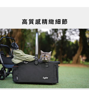 Ibiyaya FS2591 閃電快收分離式寵物推車 (寵物承重：20kg)-貓狗-毛孩物語Pets Thing｜香港寵物貓狗用品專門店：IATA寵物飛機籠、寵物手推車、貓爬架貓樹