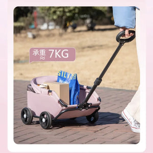 JARDKIDS 輕便寵物可折疊加大遮陽棚手拉車 (座艙:52 × 35 × 26cm)-狗-毛孩物語Pets Thing｜香港寵物貓狗用品專門店：IATA寵物飛機籠、寵物手推車、貓爬架貓樹