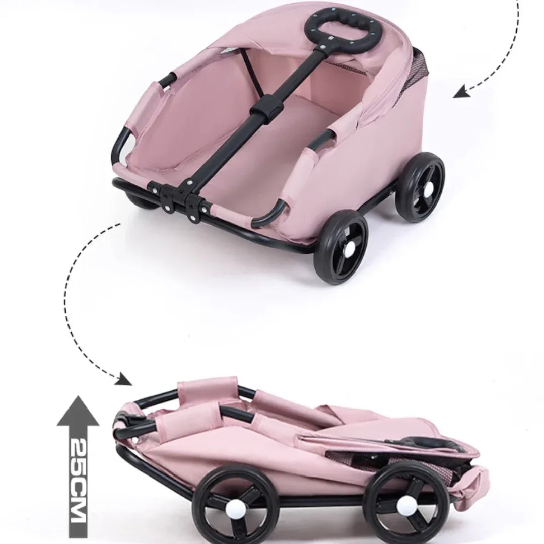 JARDKIDS 輕便寵物可折疊加大遮陽棚手拉車 (座艙:52 × 35 × 26cm)-狗-毛孩物語Pets Thing｜香港寵物貓狗用品專門店：IATA寵物飛機籠、寵物手推車、貓爬架貓樹