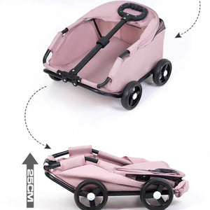 JARDKIDS 輕便寵物可折疊加大遮陽棚手拉車 (座艙:52 × 35 × 26cm)-狗-毛孩物語Pets Thing｜香港寵物貓狗用品專門店：IATA寵物飛機籠、寵物手推車、貓爬架貓樹