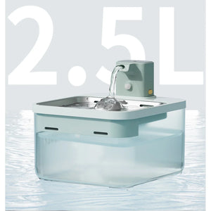 Wink Honey 瀑布形自動寵物餵水器基本版 [不鏽鋼｜2600mAh｜2.5L容量]-自動飲水器-毛孩物語Pets Thing｜香港寵物貓狗用品專門店：IATA寵物飛機籠、寵物手推車、貓爬架貓樹