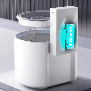 POPOCOLA 白月光飲水機 [陶瓷不鏽鋼|3000mAh|2.2L容量]-自動飲水器-毛孩物語Pets Thing｜香港寵物貓狗用品專門店：IATA寵物飛機籠、寵物手推車、貓爬架貓樹