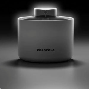 POPOCOLA 白月光飲水機 [陶瓷不鏽鋼|3000mAh|2.2L容量]-自動飲水器-毛孩物語Pets Thing｜香港寵物貓狗用品專門店：IATA寵物飛機籠、寵物手推車、貓爬架貓樹