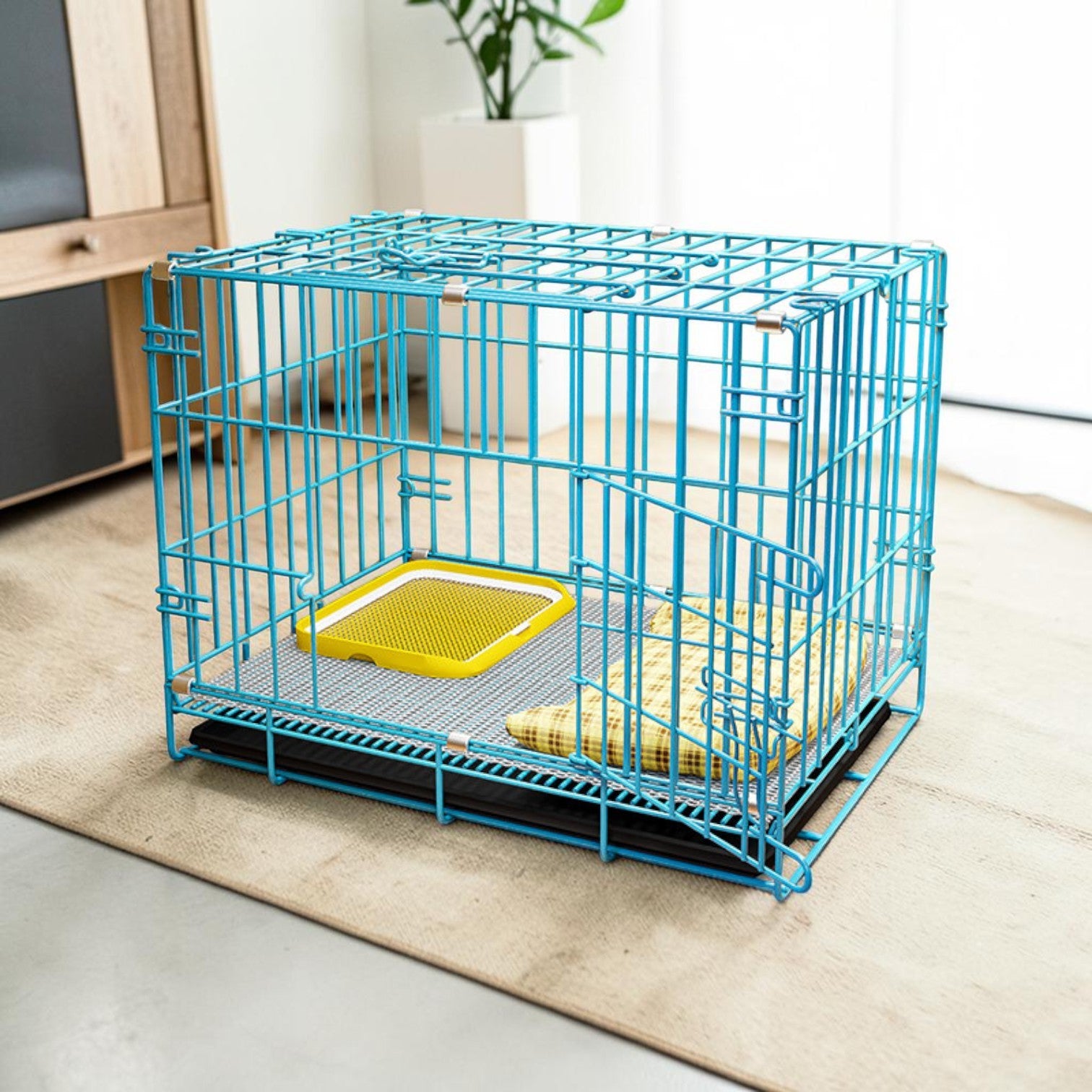優質免安裝摺疊式寵物籠 狗籠/貓籠 (50cm 小型犬及幼貓適用)-寵物籠-毛孩物語Pets Thing｜香港寵物貓狗用品專門店：IATA寵物飛機籠、寵物手推車、貓爬架貓樹