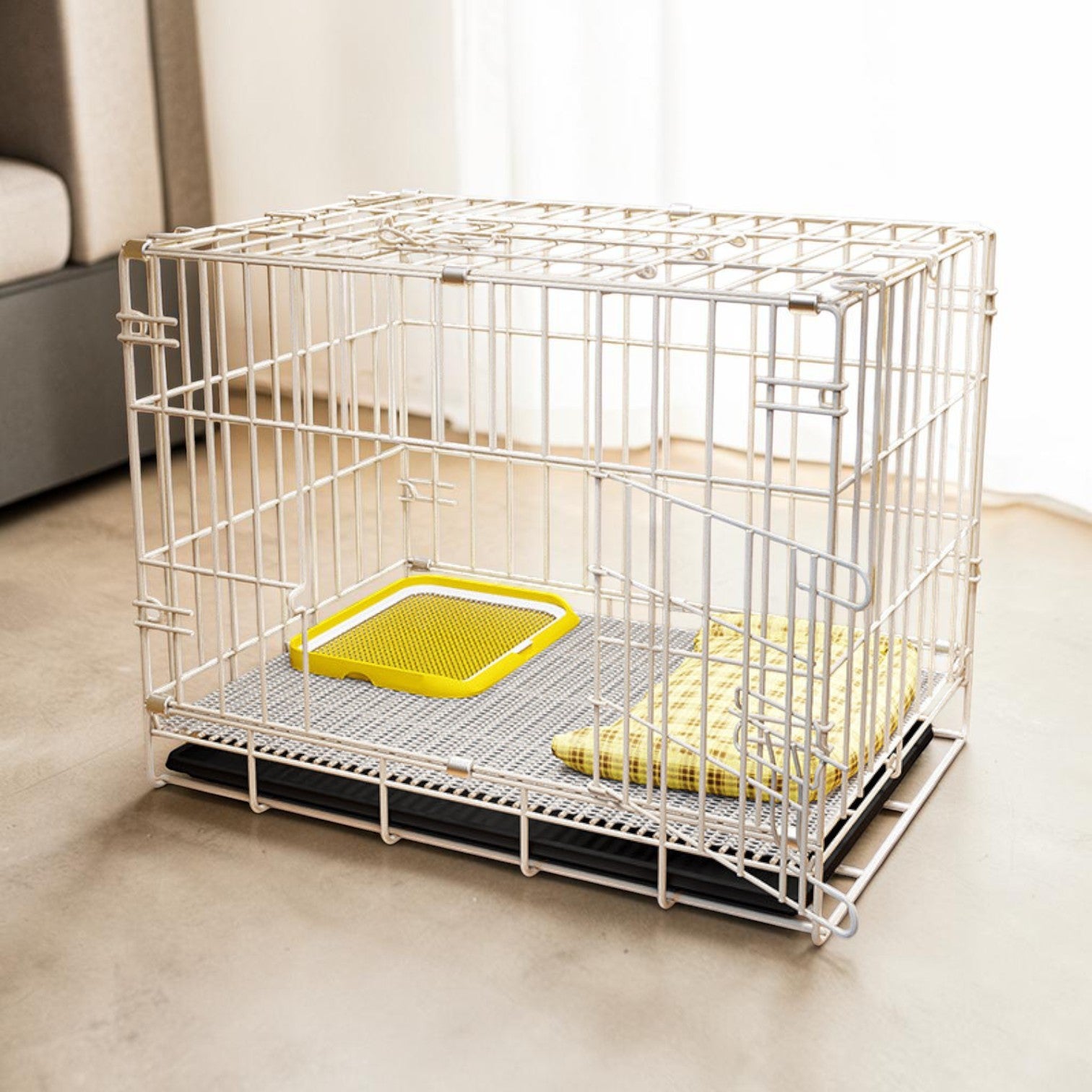 優質免安裝摺疊式寵物籠 狗籠/貓籠 (60cm 中小型犬適用)-寵物籠-毛孩物語Pets Thing｜香港寵物貓狗用品專門店：IATA寵物飛機籠、寵物手推車、貓爬架貓樹