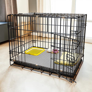 優質免安裝摺疊式寵物籠 狗籠 (83cm 中大型犬適用)-寵物籠-毛孩物語Pets Thing｜香港寵物貓狗用品專門店：IATA寵物飛機籠、寵物手推車、貓爬架貓樹