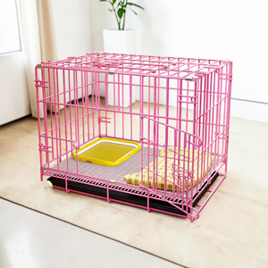 優質免安裝摺疊式寵物籠 狗籠/貓籠 (50cm 小型犬及幼貓適用)-寵物籠-毛孩物語Pets Thing｜香港寵物貓狗用品專門店：IATA寵物飛機籠、寵物手推車、貓爬架貓樹