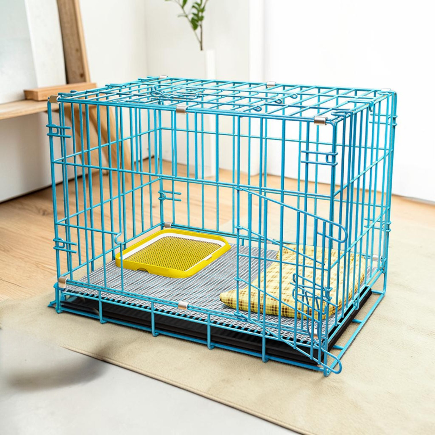 優質免安裝摺疊式寵物籠 狗籠/貓籠 (60cm 中小型犬適用)-寵物籠-毛孩物語Pets Thing｜香港寵物貓狗用品專門店：IATA寵物飛機籠、寵物手推車、貓爬架貓樹
