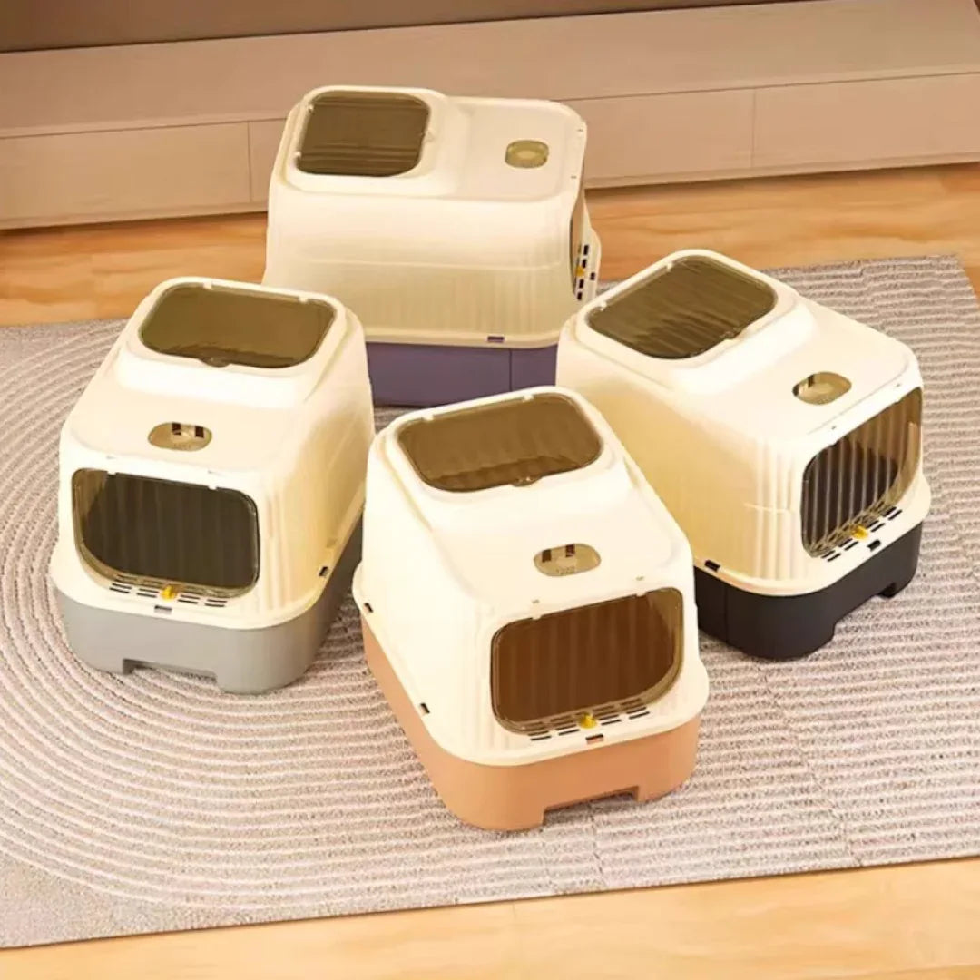 Taigepets 抽屜式全封閉貓砂盆-貓砂盆-毛孩物語Pets Thing｜香港寵物貓狗用品專門店：IATA寵物飛機籠、寵物手推車、貓爬架貓樹