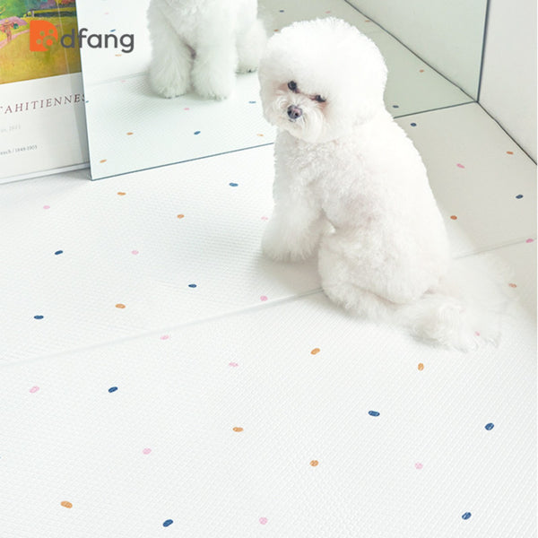 dfang 韓國進口物料寵物防滑防水地墊 - 正面：彩虹豆+背面：灰色-寵物地墊-毛孩物語Pets Thing｜香港寵物貓狗用品專門店：IATA寵物飛機籠、寵物手推車、貓爬架貓樹