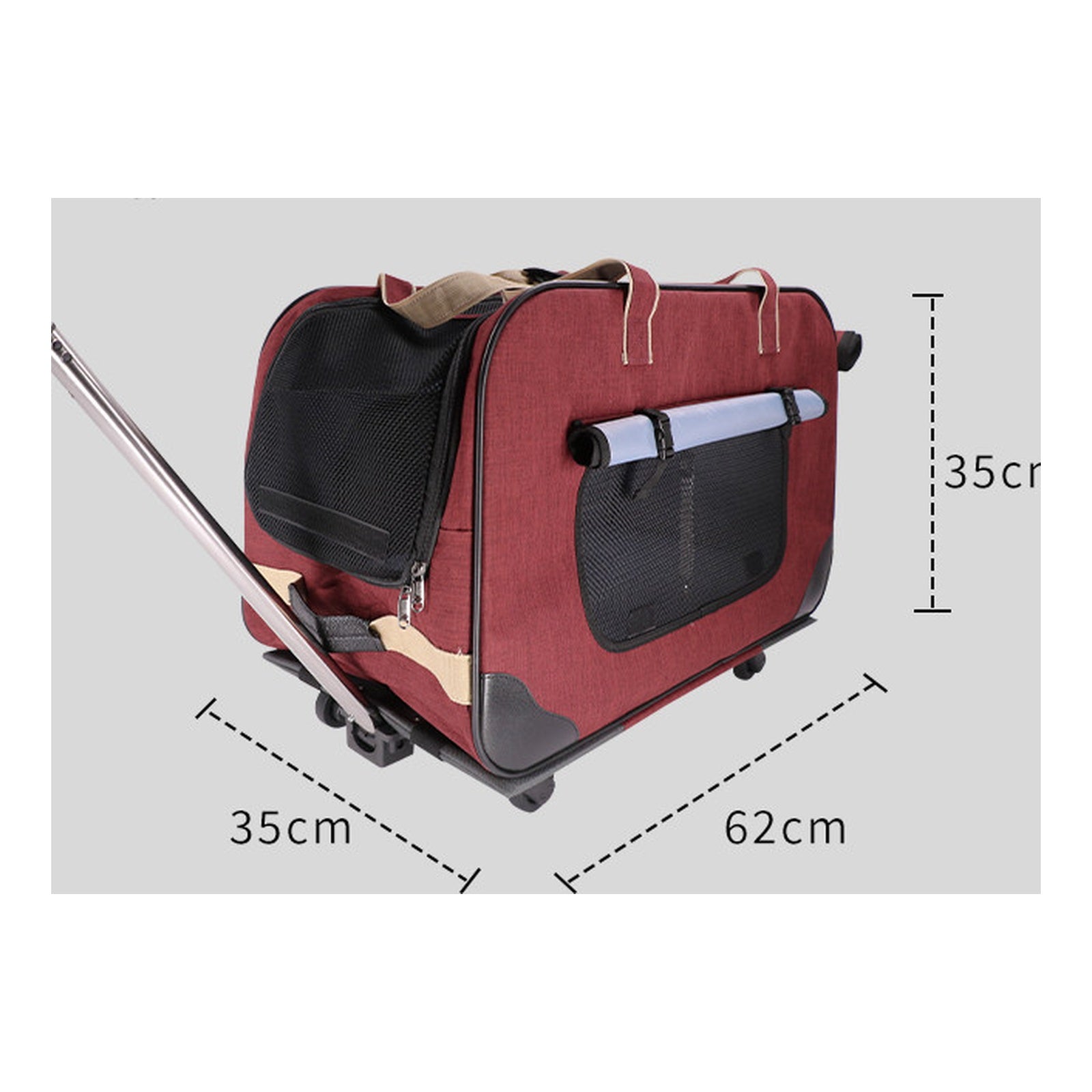 DODOPET 62cm 隱蔽式寵物拉桿箱（4 色・可摺疊） 商品圖片 4