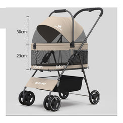 DODOPET TS 可分離摺疊寵物推車（透氣／隱蔽款・4 款） 商品圖片 1