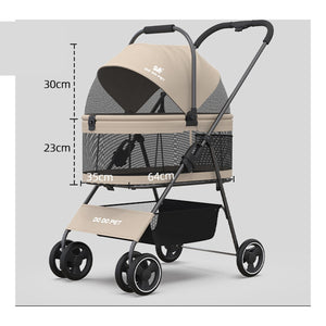 DODOPET TS 可分離摺疊寵物推車（透氣／隱蔽款・4 款） 商品圖片 1