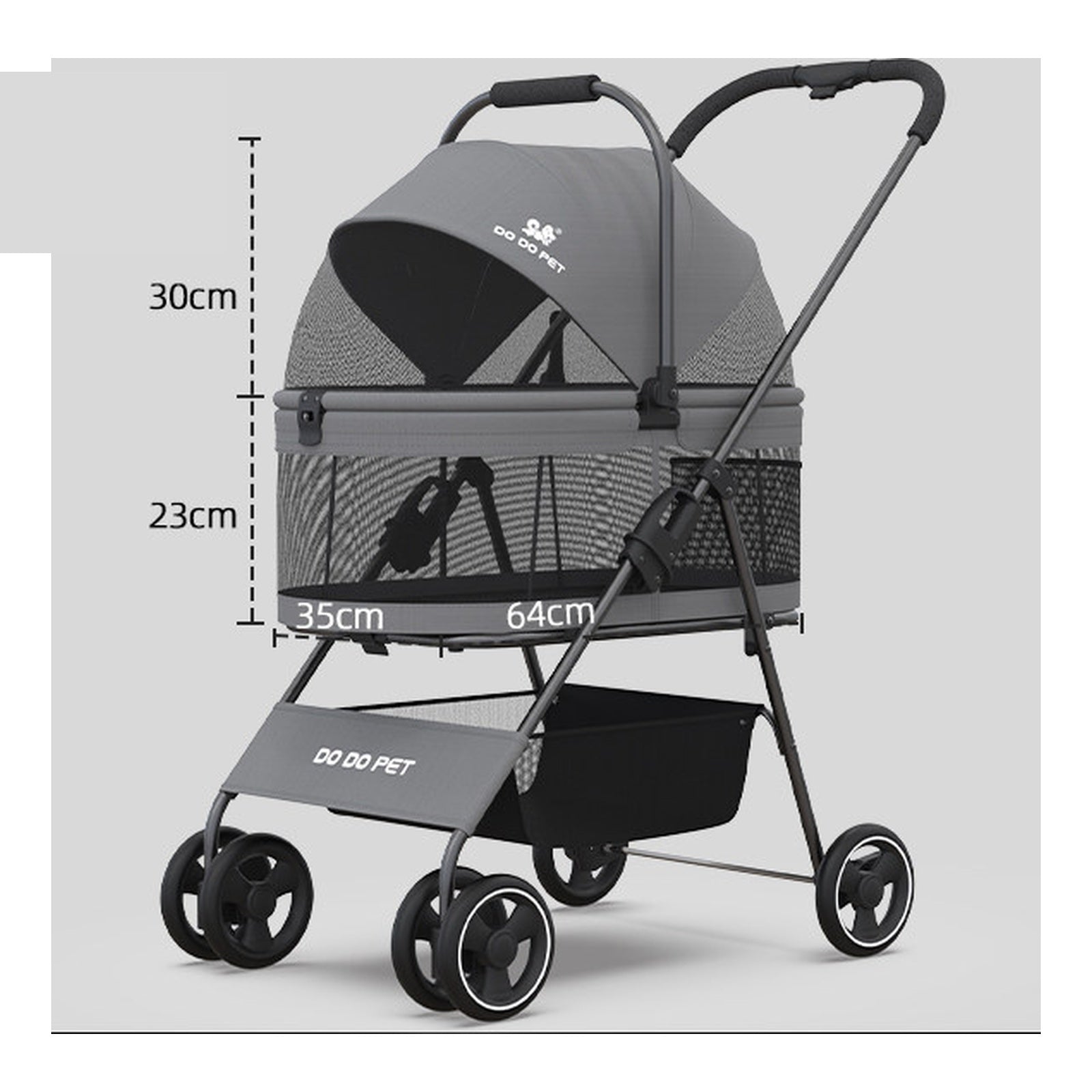 DODOPET TS 可分離摺疊寵物推車（透氣／隱蔽款・4 款） 商品圖片 2