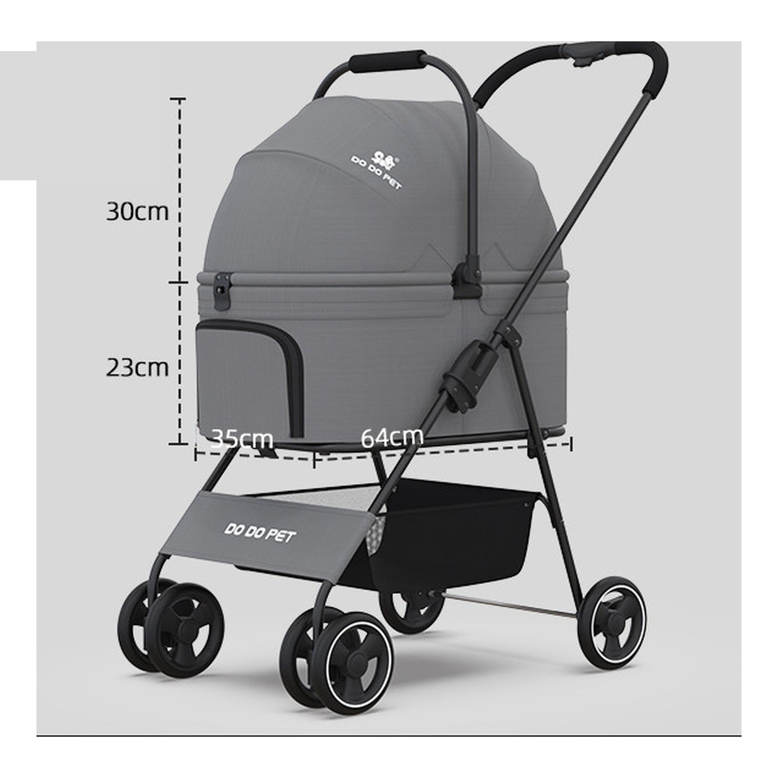 DODOPET TS 可分離摺疊寵物推車（透氣／隱蔽款・4 款） 商品圖片 4