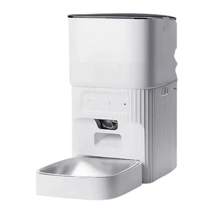 FURPIPI羅馬柱智能可視餵食器 (帶鏡頭｜4L｜視訊互動)-自動餵食器-毛孩物語Pets Thing｜香港寵物貓狗用品專門店：IATA寵物飛機籠、寵物手推車、貓爬架貓樹
