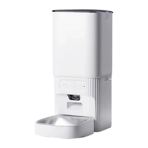 FURPIPI羅馬柱智能可視餵食器 (帶鏡頭｜4L｜視訊互動)-自動餵食器-毛孩物語Pets Thing｜香港寵物貓狗用品專門店：IATA寵物飛機籠、寵物手推車、貓爬架貓樹