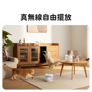 HomeRunPET BF10 2L 雙無線流動循環寵物飲水機-自動飲水器-毛孩物語Pets Thing｜香港寵物貓狗用品專門店：IATA寵物飛機籠、寵物手推車、貓爬架貓樹