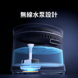 HomeRunPET BF10 2L 雙無線流動循環寵物飲水機-自動飲水器-毛孩物語Pets Thing｜香港寵物貓狗用品專門店：IATA寵物飛機籠、寵物手推車、貓爬架貓樹
