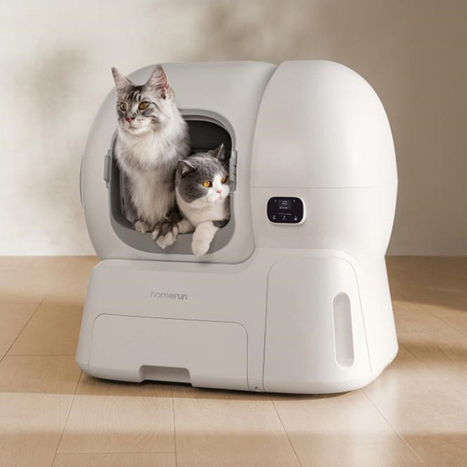 HomeRunPET CS106 106L 自動補砂智能貓砂機及配件-智能貓砂機-毛孩物語Pets Thing｜香港寵物貓狗用品專門店：IATA寵物飛機籠、寵物手推車、貓爬架貓樹