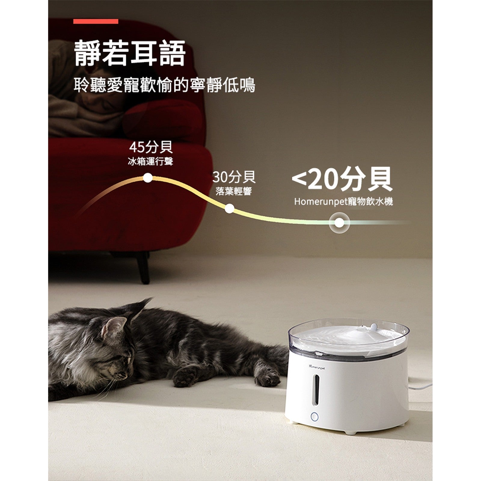 HomeRunPET WF20 2L 無線水泵寵物飲水機及配件-自動飲水器-毛孩物語Pets Thing｜香港寵物貓狗用品專門店：IATA寵物飛機籠、寵物手推車、貓爬架貓樹