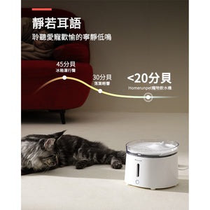 HomeRunPET WF20 2L 無線水泵寵物飲水機及配件-自動飲水器-毛孩物語Pets Thing｜香港寵物貓狗用品專門店：IATA寵物飛機籠、寵物手推車、貓爬架貓樹