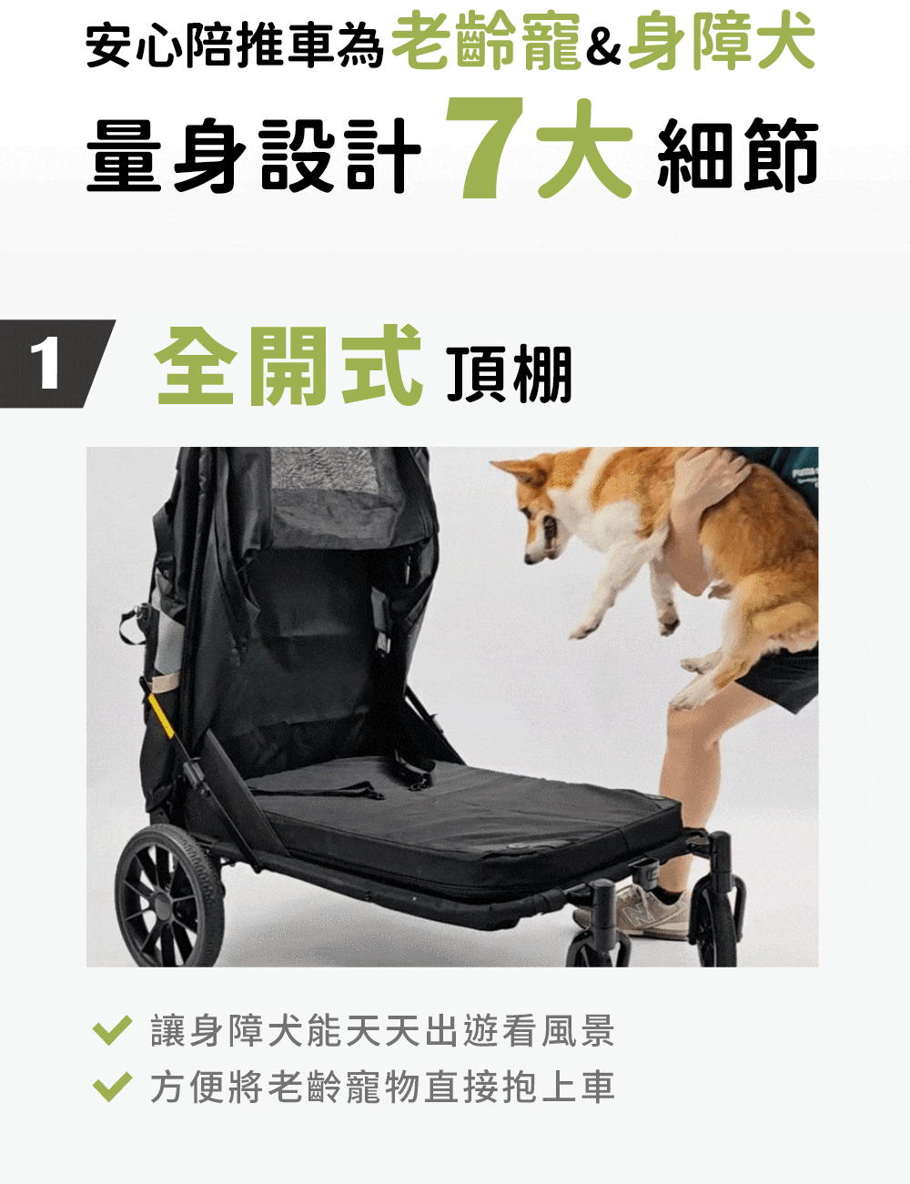 Ibiyaya FS2380安心陪大型犬寵物推車(寵物承重：50kg)-狗-毛孩物語Pets Thing｜香港寵物貓狗用品專門店：IATA寵物飛機籠、寵物手推車、貓爬架貓樹