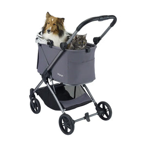Ibiyaya FS2501 Maxi 瞬收中型寵物推車 (寵物承重：25kg)-貓狗-毛孩物語Pets Thing｜香港寵物貓狗用品專門店：IATA寵物飛機籠、寵物手推車、貓爬架貓樹