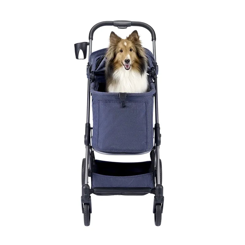 Ibiyaya FS2501 Maxi 瞬收中型寵物推車 (寵物承重：25kg)-貓狗-毛孩物語Pets Thing｜香港寵物貓狗用品專門店：IATA寵物飛機籠、寵物手推車、貓爬架貓樹
