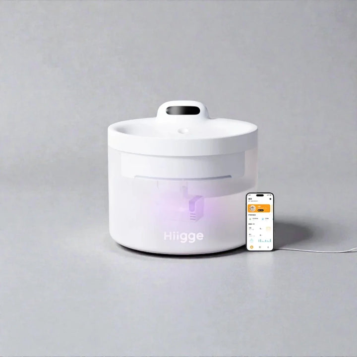 Hiigge雪頂 Light 2 Ultra 寵物飲水機 (UVC殺菌+抑菌版|4000mAh|2.3L容量)-自動飲水器-毛孩物語Pets Thing｜香港寵物貓狗用品專門店：IATA寵物飛機籠、寵物手推車、貓爬架貓樹