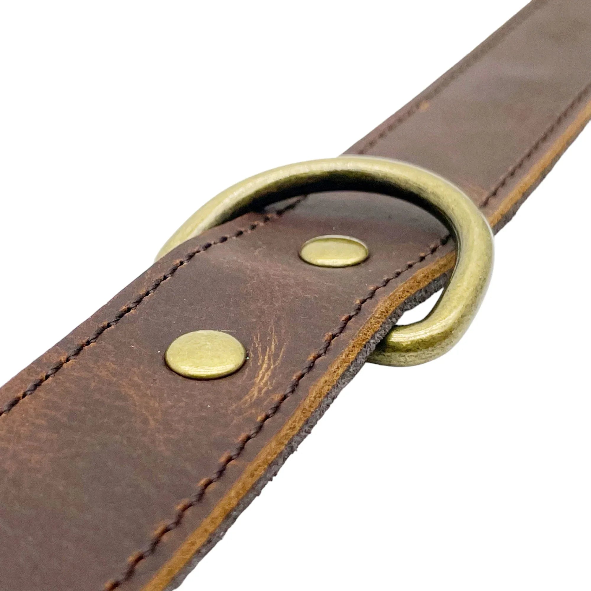 Leatheraft 經典100%真牛皮手工寵物狗狗項圈頸圈 (M中碼：頸圍35-51cm)-狗-毛孩物語Pets Thing｜香港寵物貓狗用品專門店：IATA寵物飛機籠、寵物手推車、貓爬架貓樹