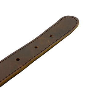 Leatheraft 經典100%真牛皮手工寵物狗狗項圈頸圈 (M中碼：頸圍35-51cm)-狗-毛孩物語Pets Thing｜香港寵物貓狗用品專門店：IATA寵物飛機籠、寵物手推車、貓爬架貓樹