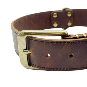 Leatheraft 經典100%真牛皮手工寵物狗狗項圈頸圈 (L大碼：頸圍54-66cm)-狗-毛孩物語Pets Thing｜香港寵物貓狗用品專門店：IATA寵物飛機籠、寵物手推車、貓爬架貓樹