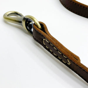 Leatheraft 100%真牛皮手工寵物狗帶牽繩拖帶 (L大碼：長度147cm)-狗-毛孩物語Pets Thing｜香港寵物貓狗用品專門店：IATA寵物飛機籠、寵物手推車、貓爬架貓樹