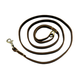Leatheraft 100%真牛皮手工寵物狗帶牽繩拖帶 (S小碼：長度150cm)-狗-毛孩物語Pets Thing｜香港寵物貓狗用品專門店：IATA寵物飛機籠、寵物手推車、貓爬架貓樹
