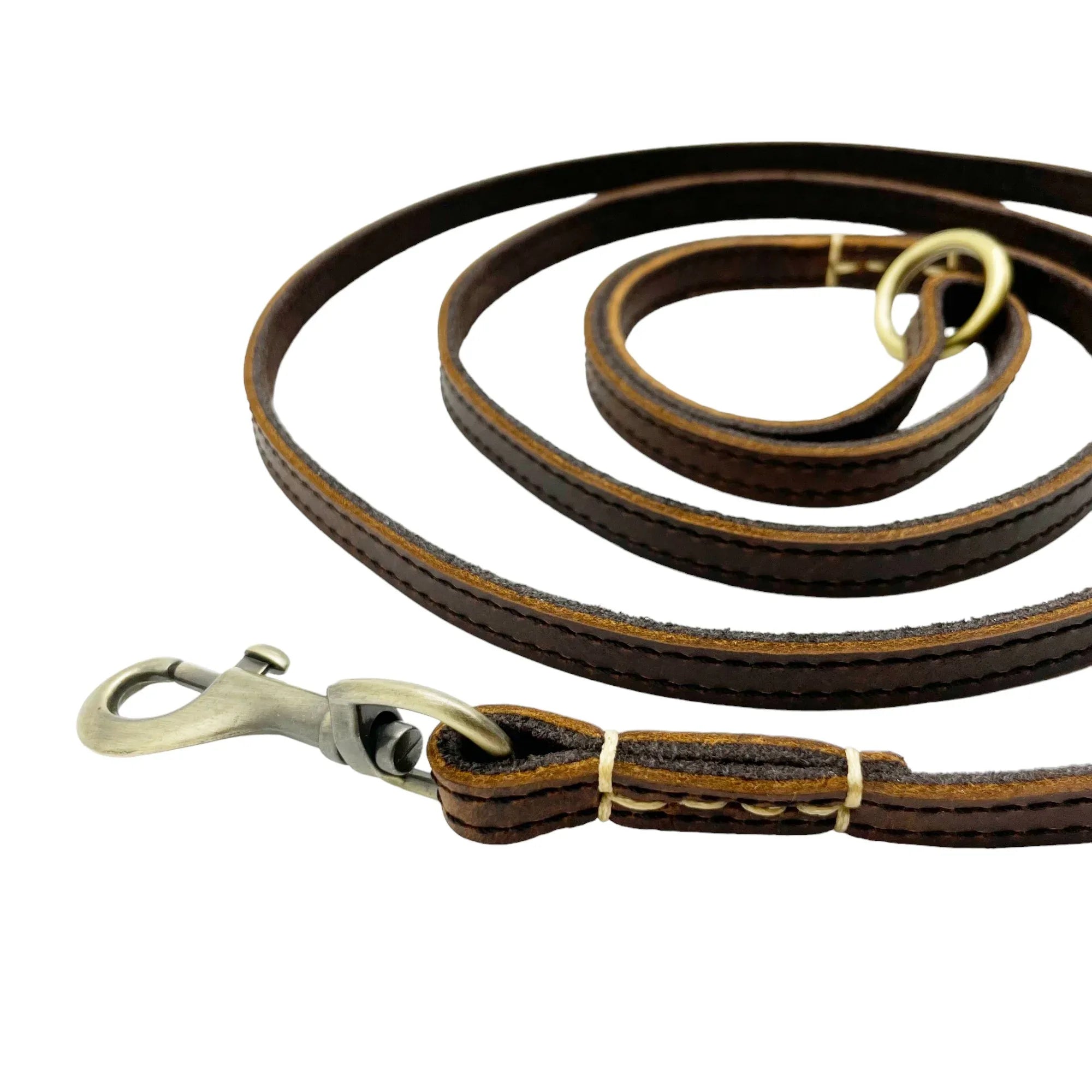 Leatheraft 100%真牛皮手工寵物狗帶牽繩拖帶 (S小碼：長度150cm)-狗-毛孩物語Pets Thing｜香港寵物貓狗用品專門店：IATA寵物飛機籠、寵物手推車、貓爬架貓樹