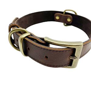 Leatheraft 經典100%真牛皮手工寵物狗狗項圈頸圈 (M中碼：頸圍35-51cm)-狗-毛孩物語Pets Thing｜香港寵物貓狗用品專門店：IATA寵物飛機籠、寵物手推車、貓爬架貓樹
