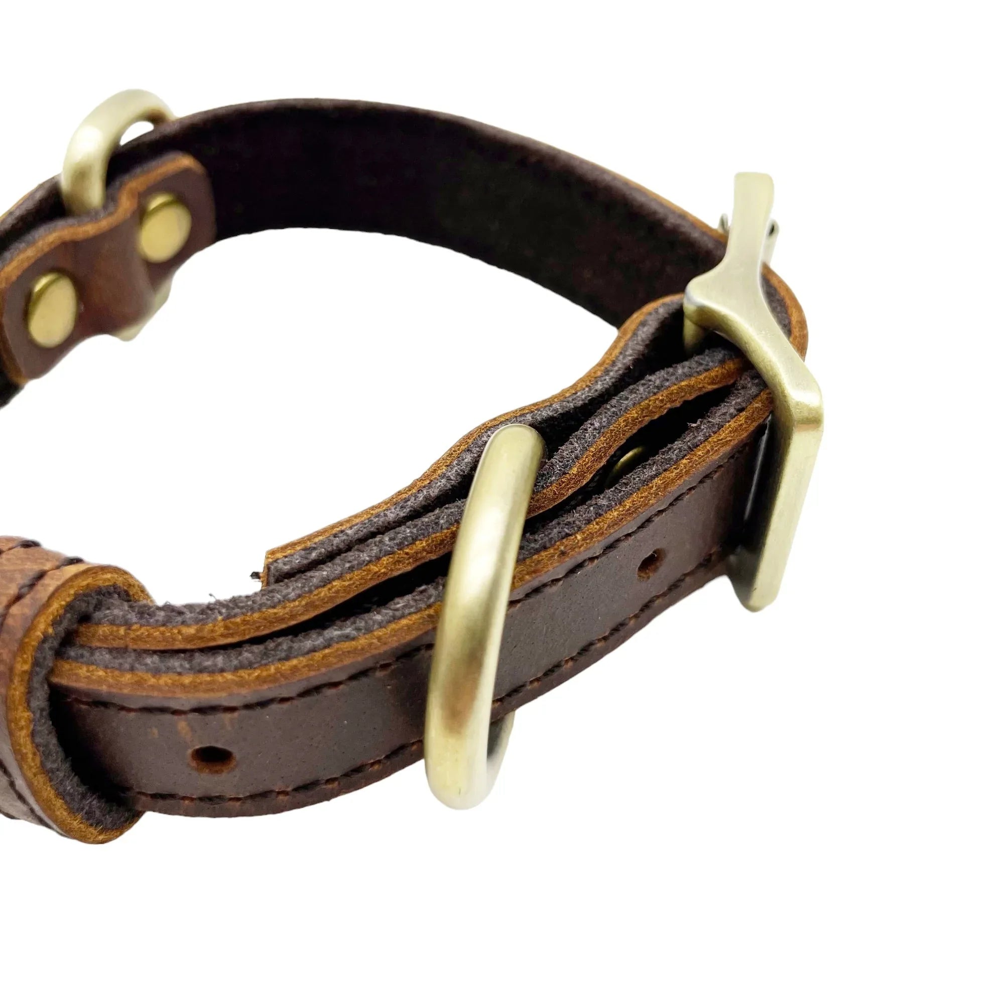 Leatheraft 經典100%真牛皮手工寵物貓狗項圈頸圈 (S細碼：頸圍25-33cm)-貓狗-毛孩物語Pets Thing｜香港寵物貓狗用品專門店：IATA寵物飛機籠、寵物手推車、貓爬架貓樹