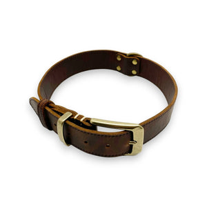 Leatheraft 經典100%真牛皮手工寵物狗狗項圈頸圈 (L大碼：頸圍54-66cm)-狗-毛孩物語Pets Thing｜香港寵物貓狗用品專門店：IATA寵物飛機籠、寵物手推車、貓爬架貓樹