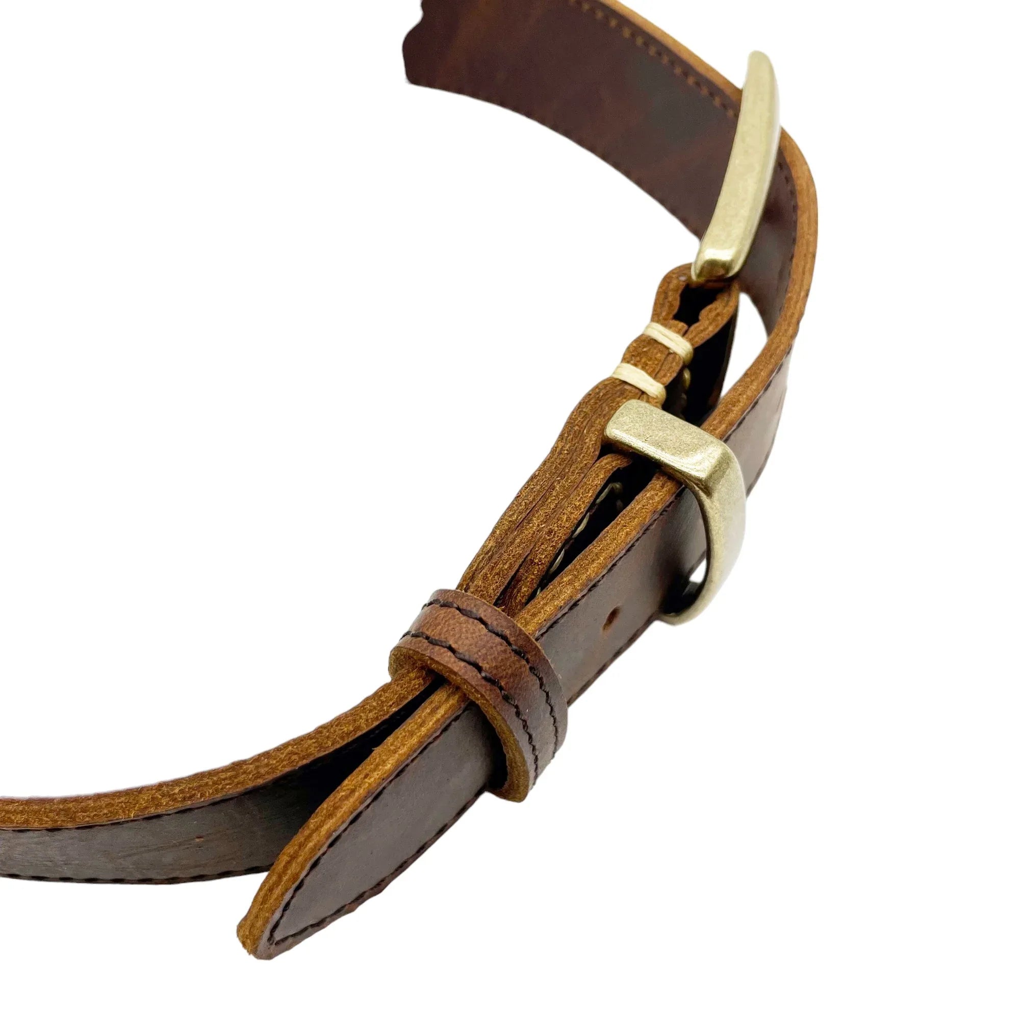 Leatheraft 經典100%真牛皮手工寵物狗狗項圈頸圈 (L大碼：頸圍54-66cm)-狗-毛孩物語Pets Thing｜香港寵物貓狗用品專門店：IATA寵物飛機籠、寵物手推車、貓爬架貓樹