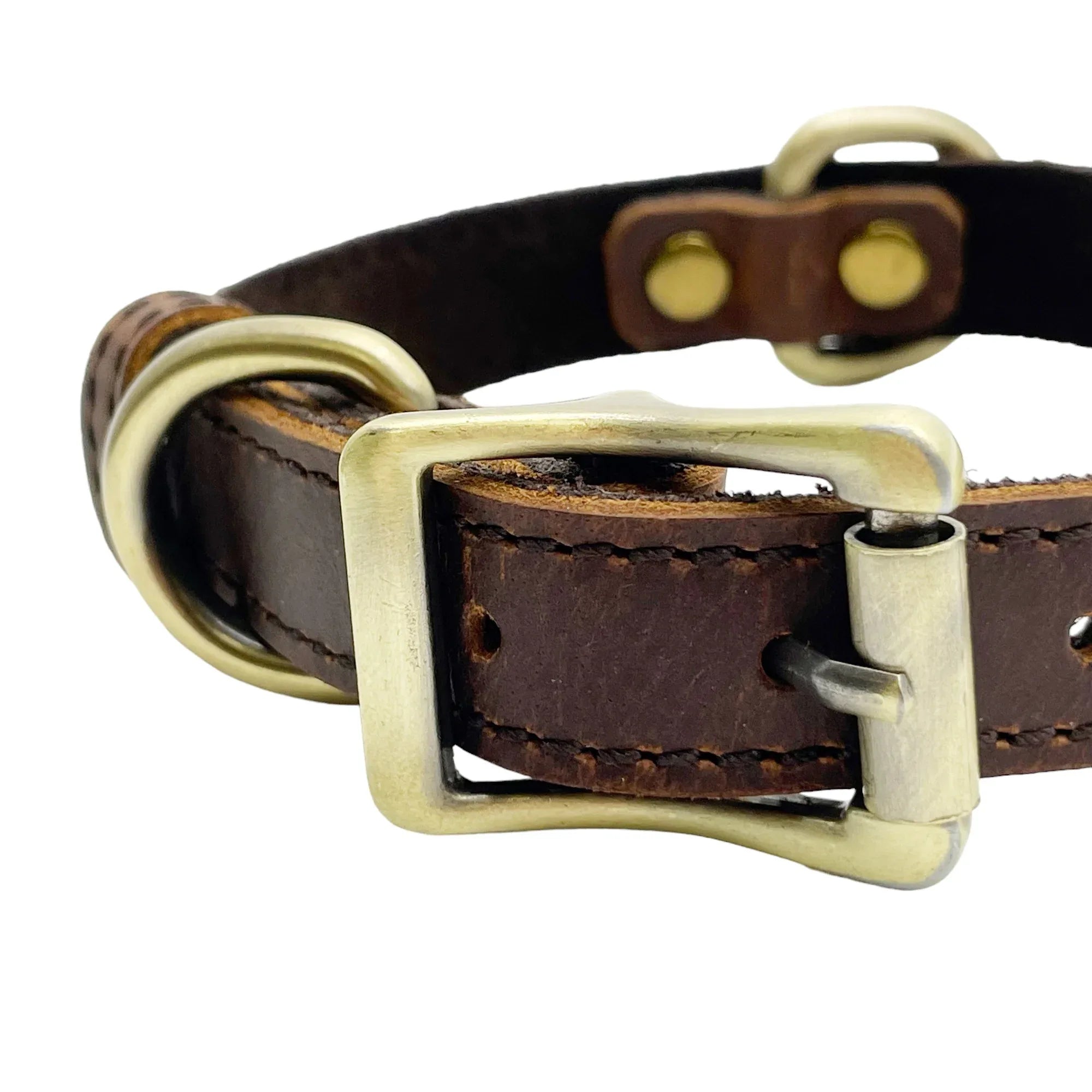 Leatheraft 經典100%真牛皮手工寵物貓狗項圈頸圈 (S細碼：頸圍25-33cm)-貓狗-毛孩物語Pets Thing｜香港寵物貓狗用品專門店：IATA寵物飛機籠、寵物手推車、貓爬架貓樹