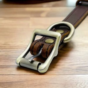 Leatheraft 經典100%真牛皮手工寵物貓狗項圈頸圈 (S細碼：頸圍25-33cm)-貓狗-毛孩物語Pets Thing｜香港寵物貓狗用品專門店：IATA寵物飛機籠、寵物手推車、貓爬架貓樹