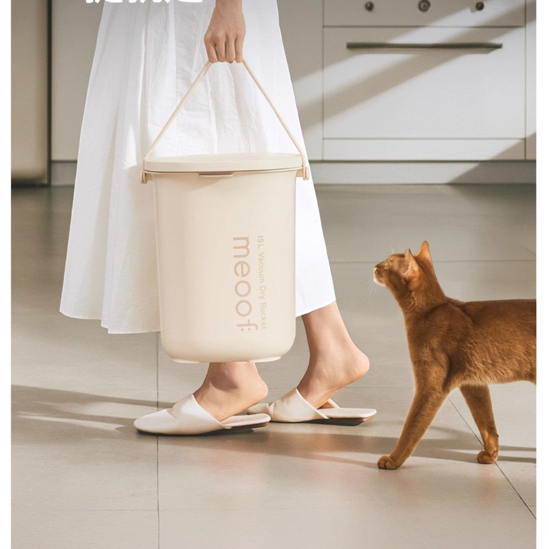 meoof Mi'ao Antibacterial Vacuum Grain Storage Bucket 6L