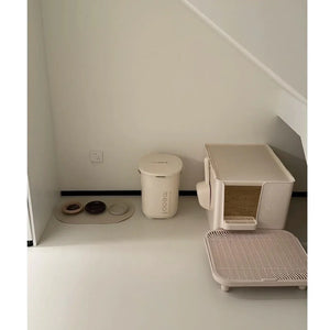 meoof 覓凹抗菌真空儲糧桶 (30L 帶分倉)-真空儲糧桶-毛孩物語Pets Thing｜香港寵物貓狗用品專門店：IATA寵物飛機籠、寵物手推車、貓爬架貓樹