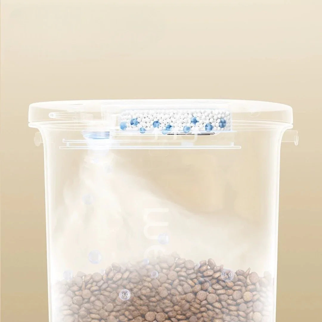 meoof 覓凹抗菌真空儲糧桶 (15L 帶分倉)-真空儲糧桶-毛孩物語Pets Thing｜香港寵物貓狗用品專門店：IATA寵物飛機籠、寵物手推車、貓爬架貓樹