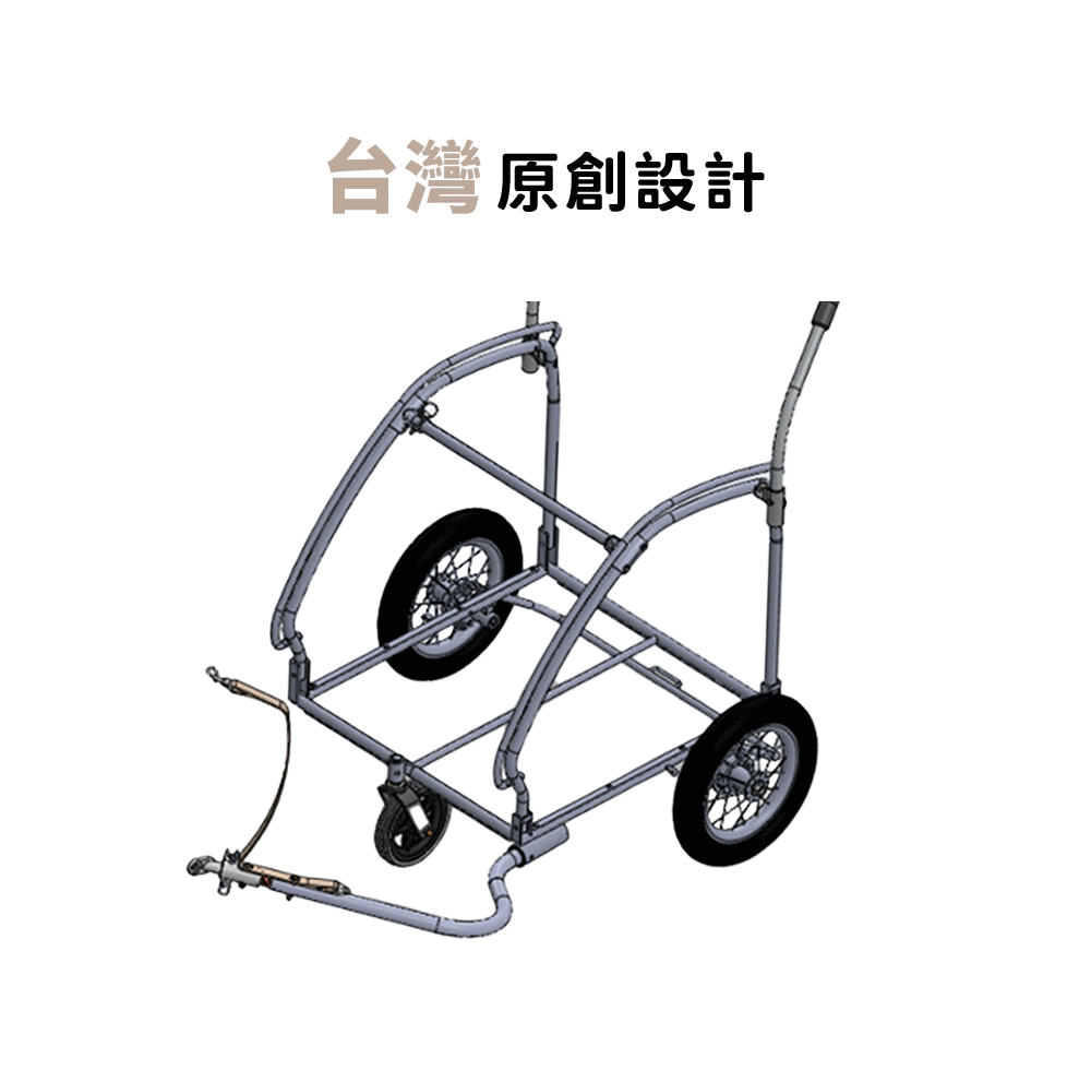 Ibiyaya FS2360拉桿分拆式三合一推車(寵物承重：15kg)-狗-毛孩物語Pets Thing｜香港寵物貓狗用品專門店：IATA寵物飛機籠、寵物手推車、貓爬架貓樹