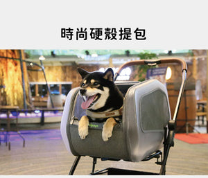 Ibiyaya FS2360拉桿分拆式三合一推車(寵物承重：15kg)-狗-毛孩物語Pets Thing｜香港寵物貓狗用品專門店：IATA寵物飛機籠、寵物手推車、貓爬架貓樹
